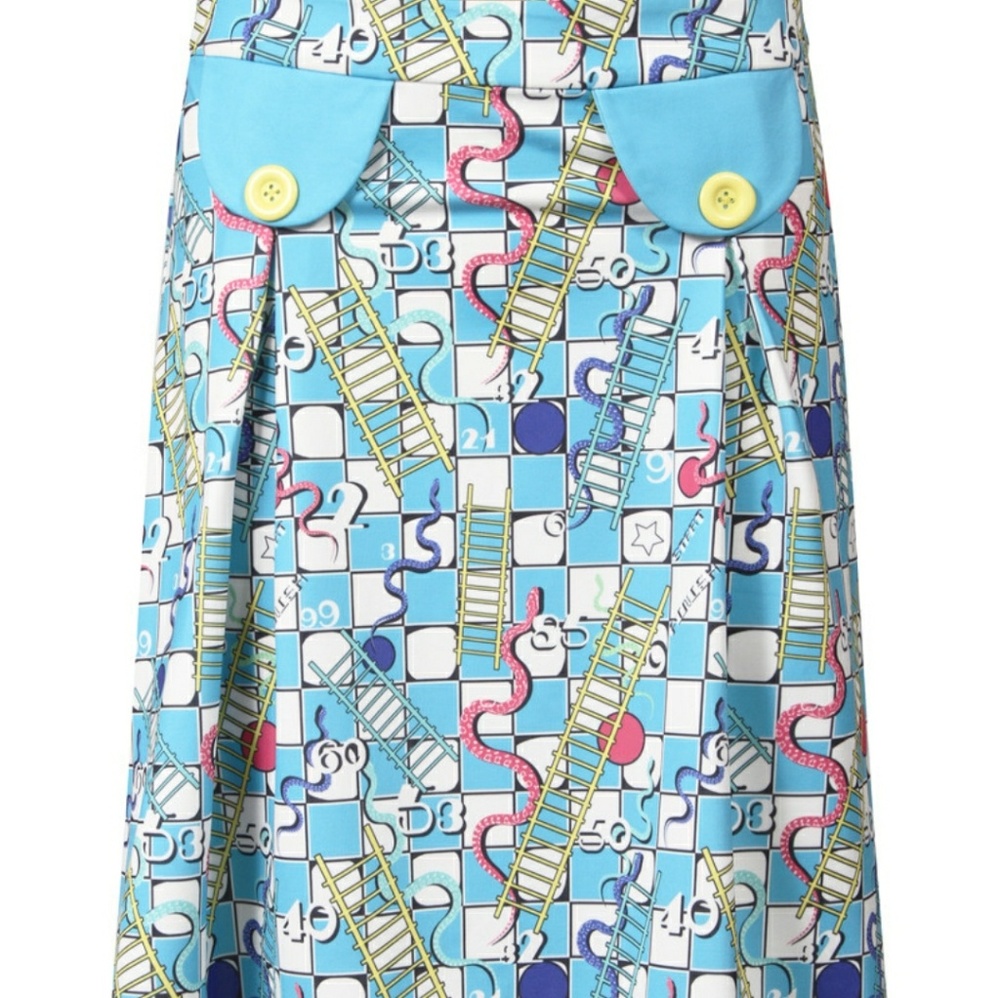 Lindy Bop Snakes & Ladders skirt